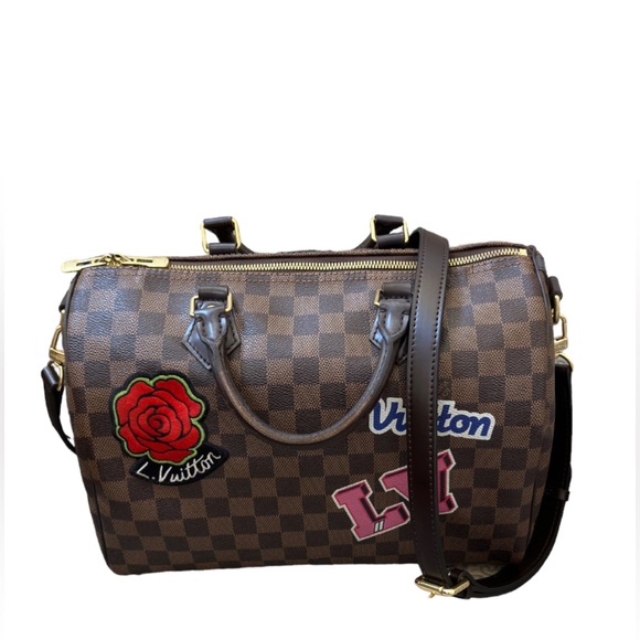 Louis Vuitton Speedy Bandouliere Bag Limited
Edition Patches Damier 30 - Picture 3 of 9